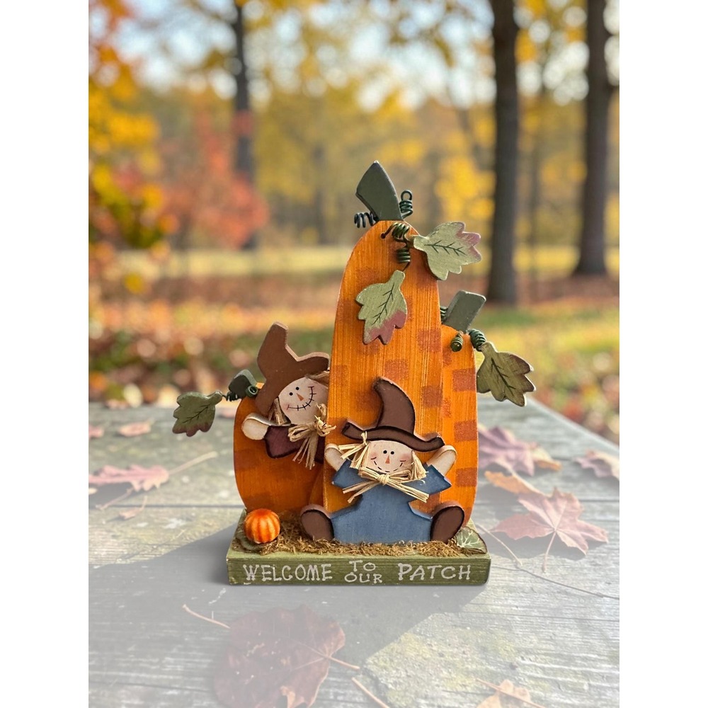 Wooden Welcome To Our Patch Fall Decor